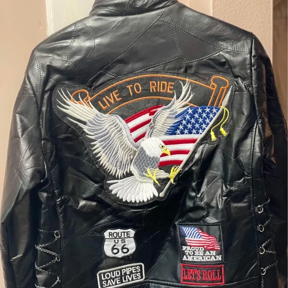 Live To Ride Leather Jacket - Picture 2 of 5